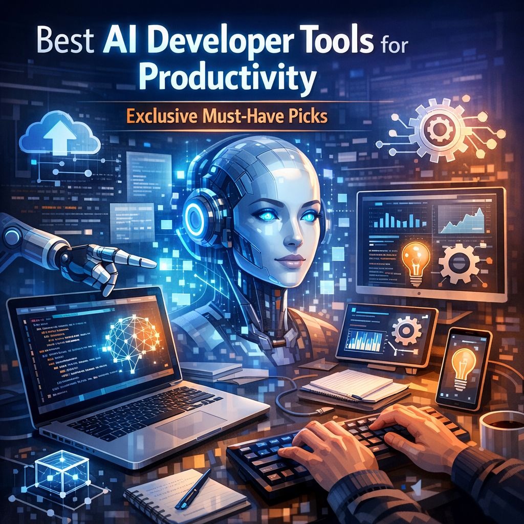 ai developer tools productivity illustration for Best AI Developer Tools for Productivity: Exclusive Must-Have Picks