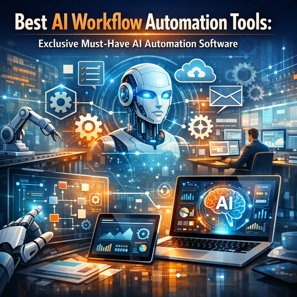 Illustration of Best AI Workflow Automation Tools: Exclusive Must-Have AI Automation Software