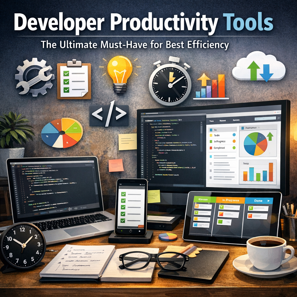 Illustration of Developer Productivity Tools: The Ultimate Must-Have for Best Efficiency