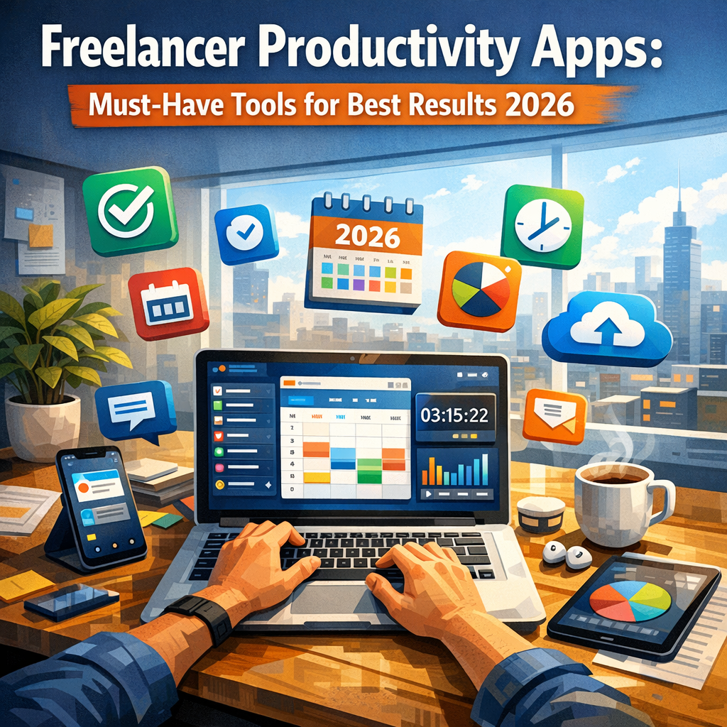 Illustration of Freelancer Productivity Apps: Must-Have Tools for Best Results 2026