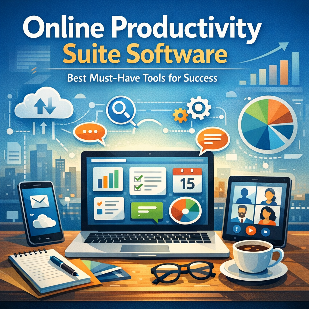 Illustration of Online Productivity Suite Software: Best Must-Have Tools for Success