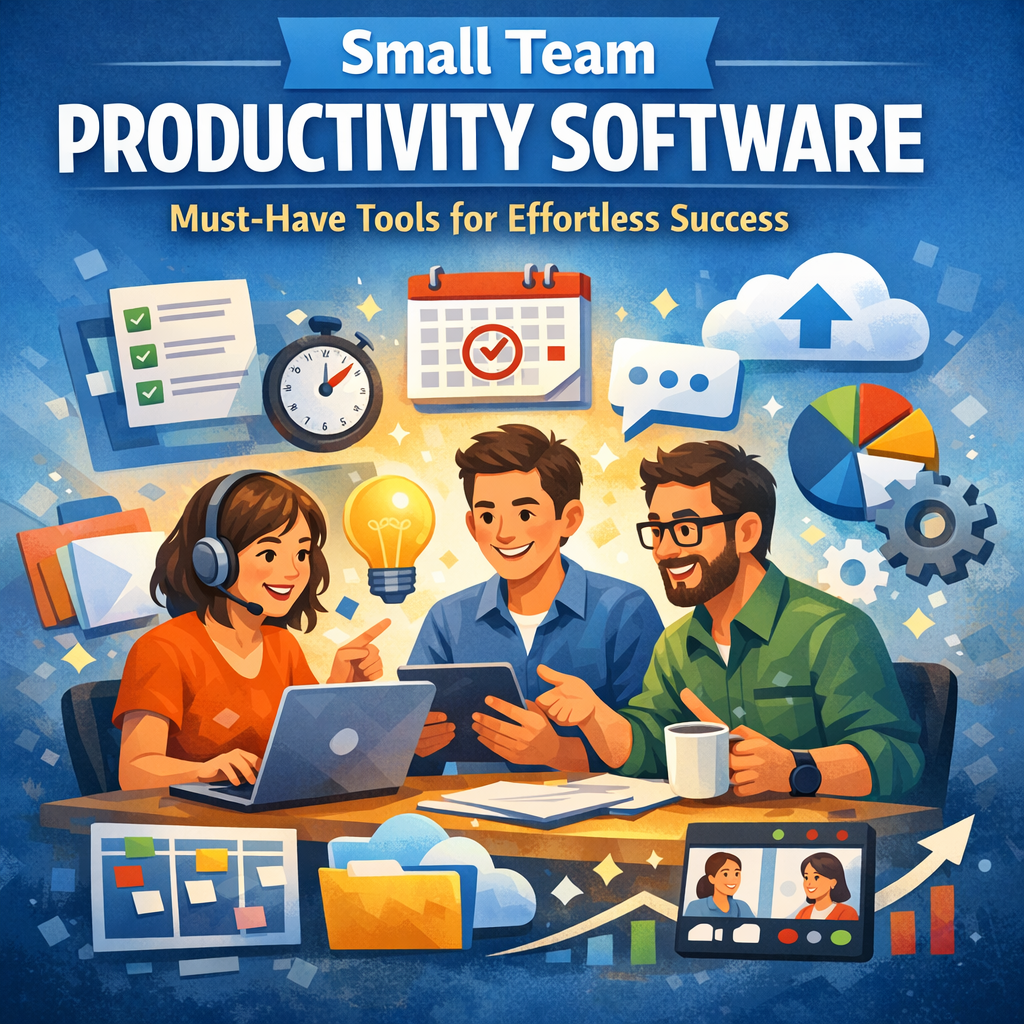 Illustration of Small Team Productivity Software: Must-Have Tools for Effortless Success
