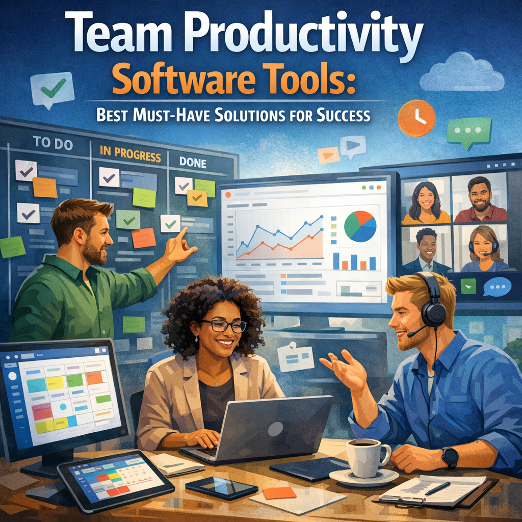 Illustration of Team Productivity Software Tools: Best Must-Have Solutions for Success