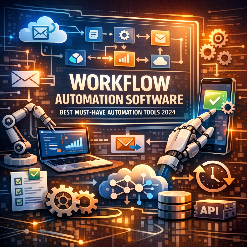 Illustration of Workflow Automation Software: Best Must-Have Automation Tools 2024